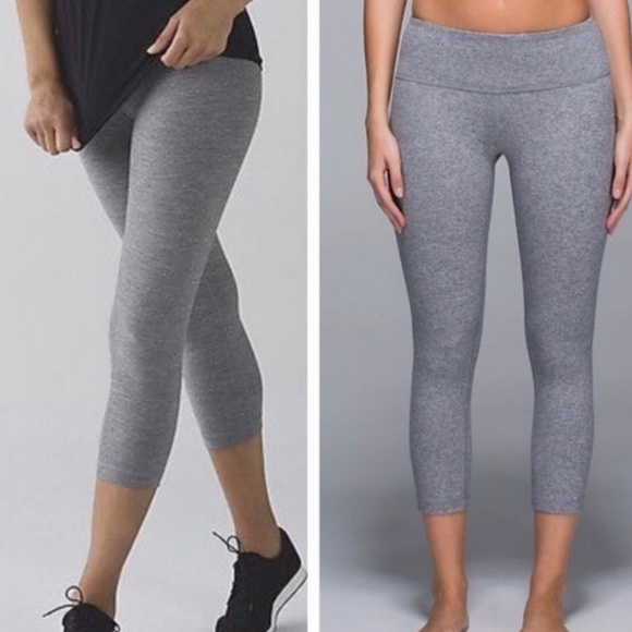 lululemon athletica Pants - Lululemon Wonder Under Cropped Leggings